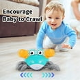 thumbnail image 5 of Zivmin Sensing Crawling Crab Tummy Time Baby Toys Interactive Walking Dancing Toy with Music Sounds & Lights, USB Charging, 5 of 8
