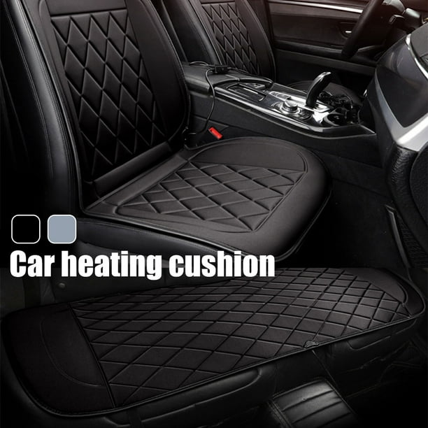 Atopoler Heated Seat Cover 3 PCS 12V Non-Slip Car Seat Warmer w/Controller  for Font Back Seats Breathable Car Seat Heater 