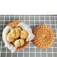 thumbnail image 3 of Travelwant Handmade Rattan Bread Baskets Round Wicker Fruit Basket for Serving, 3 of 7
