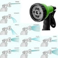thumbnail image 4 of Specilite Heavy Duty 100 Ft Stainless Steel 10 Spray Pattern Nozzle Garden Hose, 4 of 5