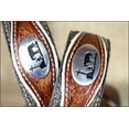 thumbnail image 4 of Nocona Men's Cowboy Prayer Concho Tooled Billets Brown Belt N2501208, 4 of 5