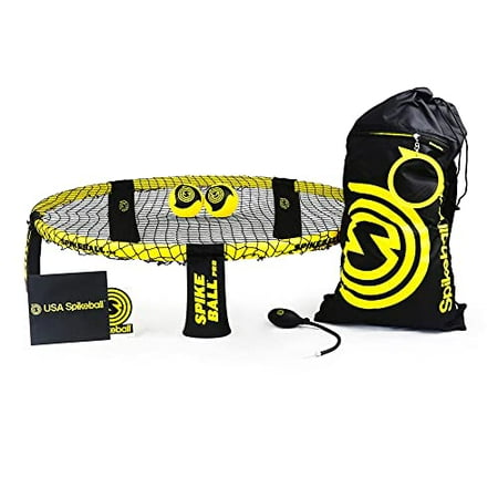 Spikeball Pro Kit (Tournament Edition) - Includes Upgraded Stronger Playing Net  New Balls Designed to Add Spin  Portable Ball Pump Gauge  Backpack - As Seen on Shark Tank TV