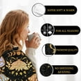 thumbnail image 2 of Mushroom Decor, Moth Moon Blanket Witch Gifts for Women Zodiac Witchy Hippie Fleece Blanket Gothic Gifts Sun Moon Throws Blanket 60"x 50", 2 of 6