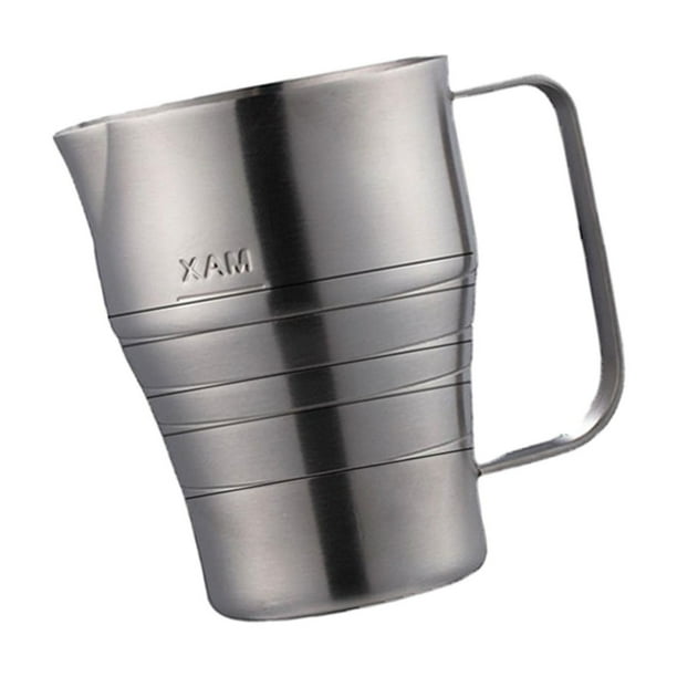 Jarra para espumar leche, olla calentadora de leche, herramientas de fáciles de limpiar, jarra humeante para Espresso, herramienta de arte