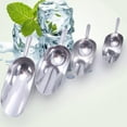 thumbnail image 1 of Neinkie Stainless Steel Ice Scoop for Freezer Ice Machine Maker Candy Scoop Flour Spoon Shovel Ice Cream Scoop Popcorn Scoop Kitchen Scoop for Kitchen Bar Wedding Party, 1 of 6
