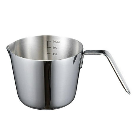 

Milk Frothing Jug|Stainless Steel Milk Frothing Pitcher|25oz Steaming Pitchers Stainless Steel Milk Coffee Cappuccino Latte Art Barista Steam Pitchers Milk Jug Cup Easy To Read