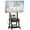 Black, variant on Mobile TV Stand with Drawer for 23-60 Inch TVs,Tilt Rolling TV Cart on Wheels with 2 Shelves Adjustable Height Portable TV Stand for Bedroom/Living Room Holds up to 50 lbs Max VESA 400x400mm
