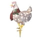 thumbnail image 2 of Farol de Gallina en Hierro, Ornamentos para Decoración de Jardín Pequeño sin luz, 2 of 7