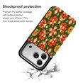 thumbnail image 2 of Floral Pattern on Green Backdrop Leather Wallet Case for iPhone 16 Pro Wallet Case Card Holder Flip, 2 of 8