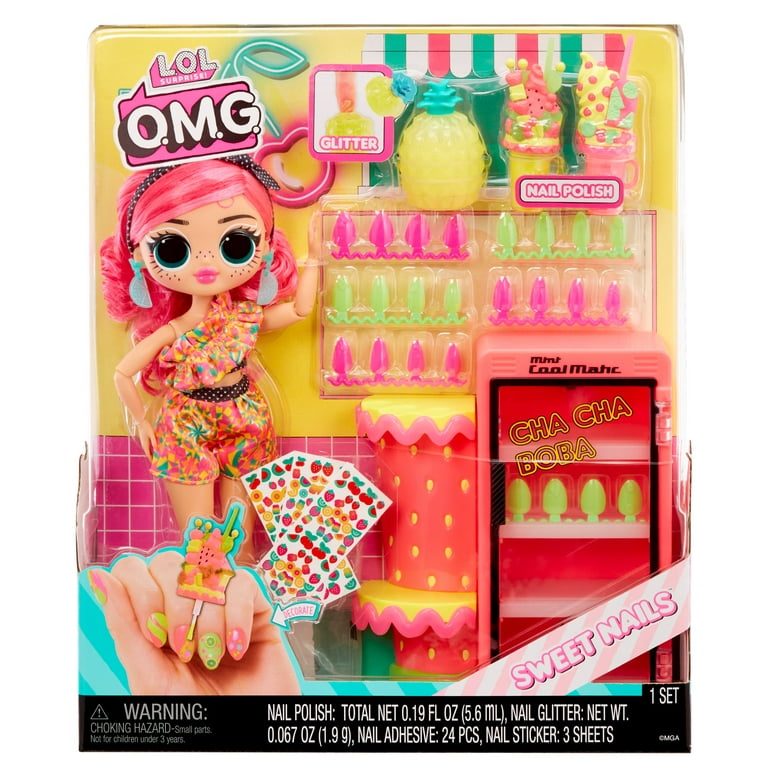 Cutie Stick-On Earring and Nail Sticker Gift Set- Sweet Shop