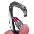 thumbnail image 2 of 25KN Screw Locking Gate Carabiner Heavy Duty D-shape Buckle Pack D-ring Carabiner Climbing Rappelling Canyoning Hammock Locking Clip, 2 of 4