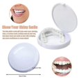 thumbnail image 2 of Snap On Teeth Upper Lower Dental Veneers Dentures Tooth Cover Set Hgj, 2 of 4