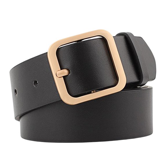Yunhgft Women Belt Vintage Female for Dress Decoration Windbreaker Decorative Belt Black
