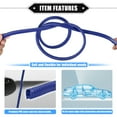 thumbnail image 4 of Unique Bargains Car Door Edge Guard 16.4ft U Shape Rubber Edge Trim Seal Strip Protector Universal PVC Iron Blue, 4 of 7