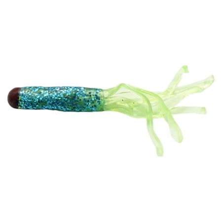 100pcs Flexible Tube Soft Lures Natural Swimming Motion Saltwater Fishing Gear