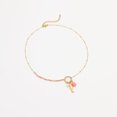 thumbnail image 3 of NICKSUN 18K Gold Plated Stainless Steel Ocean Charm Necklace, Starfish Conch Seashell & Double Fish Pendant Dainty Beaded Chain Necklace, Summer Beach Vacation Boho Neck Jewelry for Women, 3 of 5