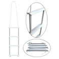 thumbnail image 2 of Pactrade Marine Inflatable Boat Kayak 4-Step White Folding PE Rope PVC Ladder for Emergency, 2 of 5