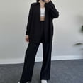 thumbnail image 2 of Conjunto de 2 piezas a juego para mujer, camisa de manga larga y pantalón, ropa deportiva diaria Hugtrwg Para estrenar, 2 of 7