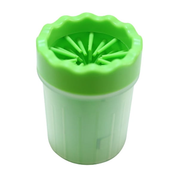 Limpiador de patas de perro con toalla, cepillo para limpiar las patas del perro, vaso portátil para limpiar mascotas, masajeador para perros y gatos, cuidado de las patas sucias (A)