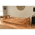 thumbnail image 5 of Kodiak Furniture Monterey Queen-size Butternut Wood Futon-Linen Stone Mattress, 5 of 6