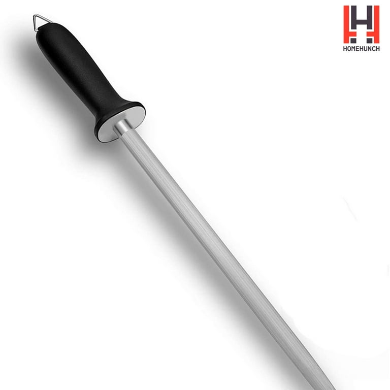 Professional 11.5 Inch Ceramic Honing Rod Has 2 Grit Options, a Firm-Grip  Handle, Hanging Ring, and Japanese Ceramic. Noble Home & Chef Sharpening