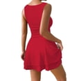thumbnail image 4 of Vestido IWD Cute Summer para mujer sin mangas rojo S, 4 of 5