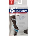 thumbnail image 4 of Truform Women's Stockings, Thigh High, Sheer: 30-40 mmHg, Black, Small, 4 of 5