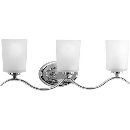 

MANXING P2020-15 Med Bath Bracket 3-100-watt Polished Chrome