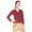 Wine, variant on TuffRider Ladies Taylor Long Sleeve Polo - Navy - 2X