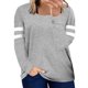 thumbnail image 2 of Tops para mujer Camisas Blusas Elegantes Camisas casuales de manga larga Moda Ocio Cómoda Blusa de cuello redondo que combina con todo Odeerbi ODB-5, 2 of 8