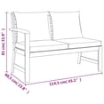 thumbnail image 2 of vidaXL 6 Piece Patio Dining Set with Cushions Solid Wood Acacia, 2 of 10