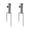 Black-2pc#011, variant on Beach Umbrella Anchor Sand Stainless Steel Sand Anchor for Umbrella Grass Ground Stake Holder Spike In Ground Umbrella Base Fit for Caliber 1.1-1.4inch
