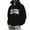 Black, variant on Men's Fashion Casual Part Print Hooded Pullover Long Sleeve Hooded Sweater Tops Preppy Hoodies XL