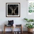 thumbnail image 3 of Art.com Young Buck Art Print by Liz Jardine, Brown Frame Wall Art, 38" x 38", 3 of 5