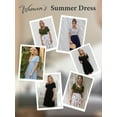thumbnail image 3 of Women's Summer Dress Casual Short Sleeve Dress with Pockets, 3 of 4
