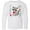 AA-White, variant on Inktastic Woodland Raccoon Spring Flowers Long Sleeve Youth T-Shirt