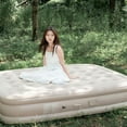thumbnail image 2 of Fogcroll Air Mattress Inflable Air Bed with Built in Pump,Comfort Blow up Mattress,Upgraded Double Layer Nozzle Chamber Airbed, Inflatable Mattress for Guests and Home 660 Lbs Max, 2 of 13