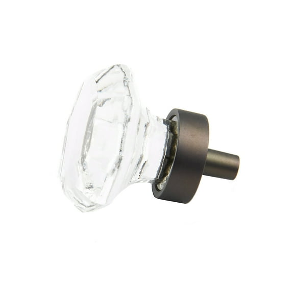 Schaub And Company 71-C-BZ Fire 1-1/8" Crystal Traditional Antique Mini Small Cabinet Knob