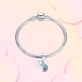 thumbnail image 3 of 925 Sterling Silver Charm for Bracelets Color-Changing Chameleon Dangle Charms Women Bracelet Charm, 3 of 6