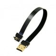 thumbnail image 2 of Xiwai CYFPV 90 Degree Down Angled FPV Micro HDMI Male to HDMI Male FPC Flat Cable 20cm for FPV HDTV Multicopter Aerial Photography, 2 of 7