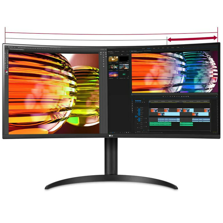 LG 34WP75C-B UltraWide 34 2K QHD (3440 x 1440) 160Hz Curved Screen Gaming  Monitor; AMD FreeSync Premium; HDR; HDMI - Micro Center
