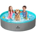 thumbnail image 1 of Piscina plegable Sloosh para perros y niños, color gris, 160 x 30 cm, 1 of 8