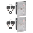 thumbnail image 1 of Key Switch Box,  Match Wide Application Stainless Steel Key Switch Universal 2 Set  For Rolling Shutter Door, 1 of 8