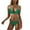 Mint Green, variant on Women's Bikini Set High Cut Triangle Sexy Tie Swimsuit Two Piece Beads Shoulder Straps Bathing Suit Bikini Sets for Women