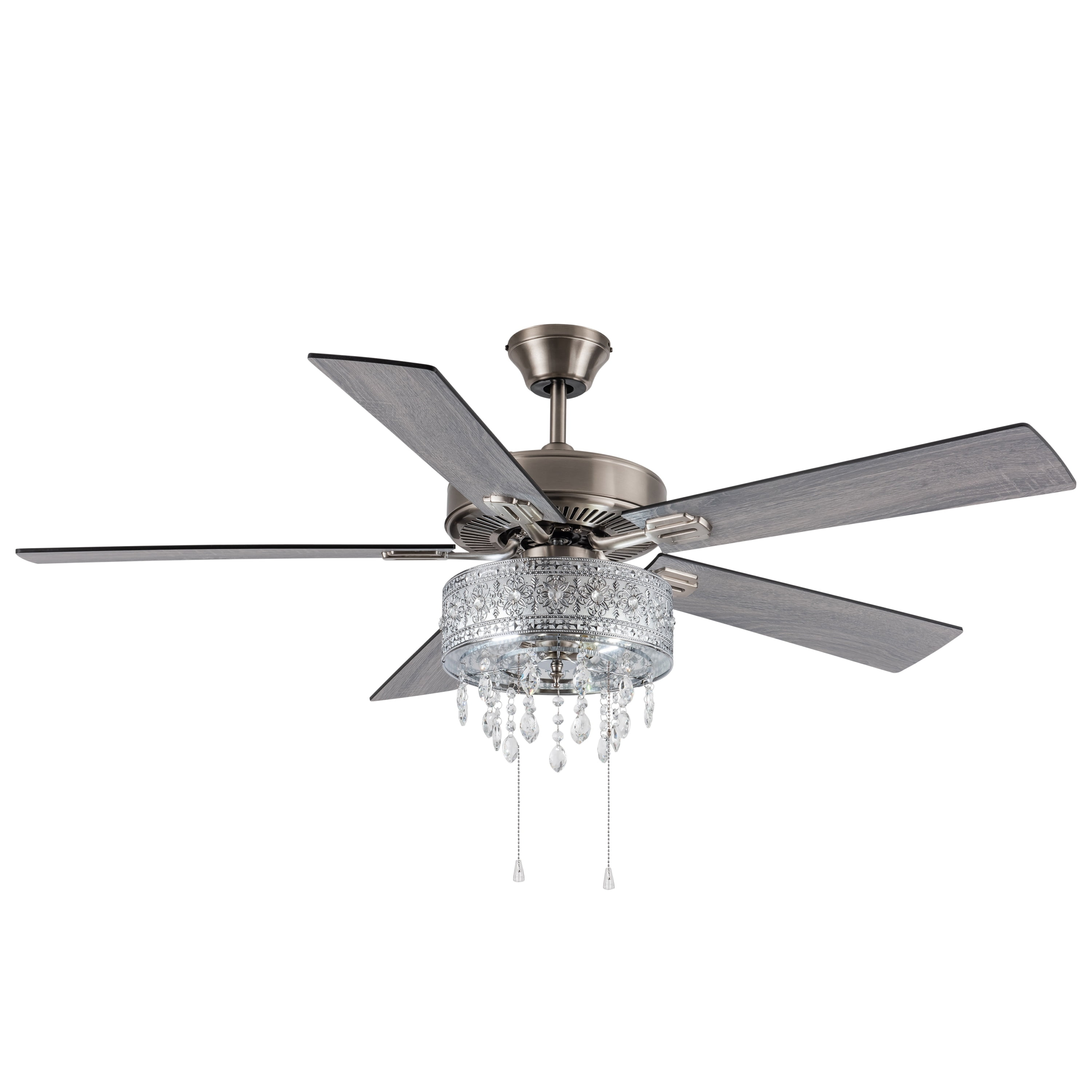 Copper Grove Roxsie 52-inch Satin Nickel LED Chandelier