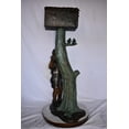thumbnail image 4 of Nifao A Boy Standing by His Mailbox Looking at Birds Bronze Statue – Outdoor Garden Decor Sculpture, 25"L x 22"W x 51"H, 4 of 11