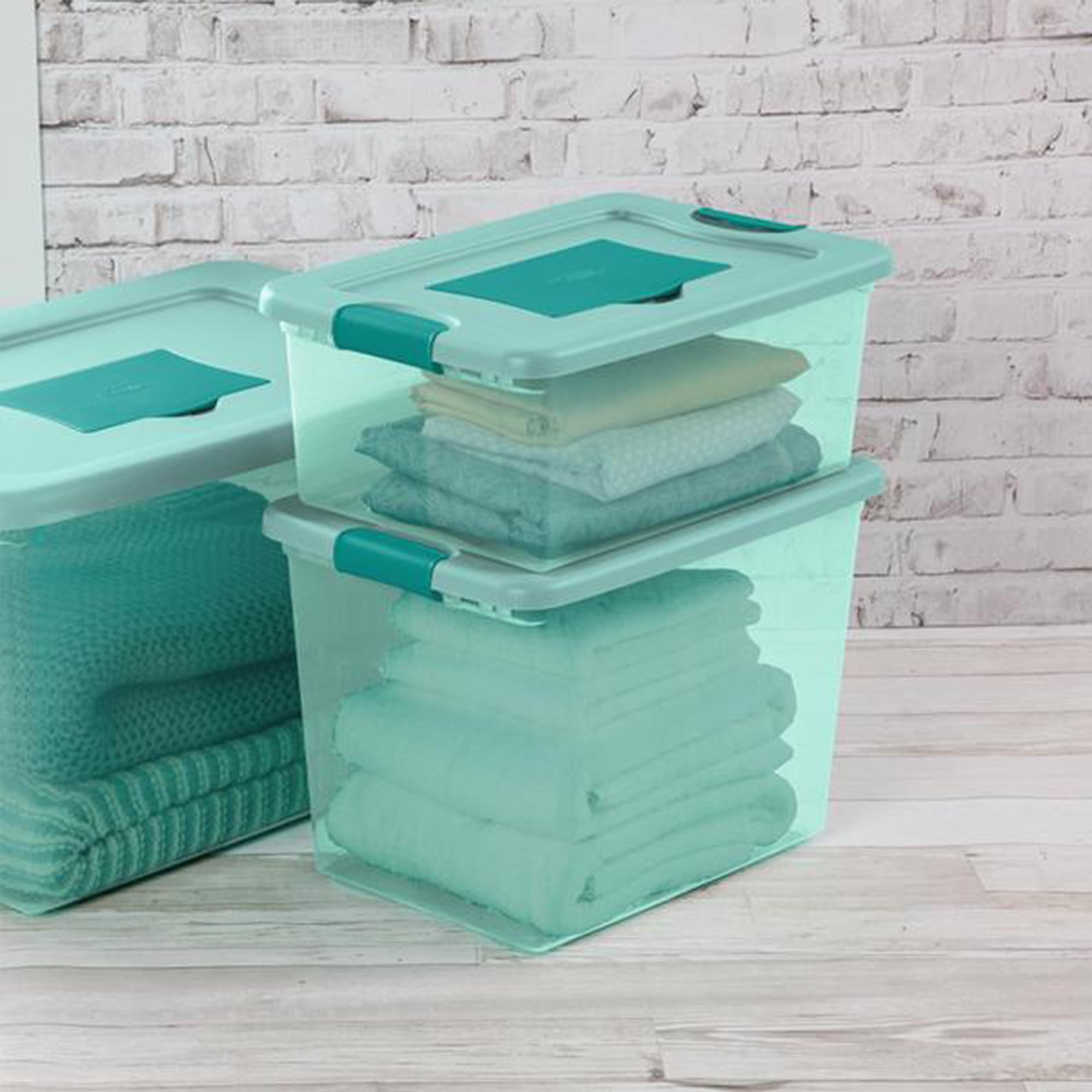 Sterilite 24L Latch Clear Storage Box