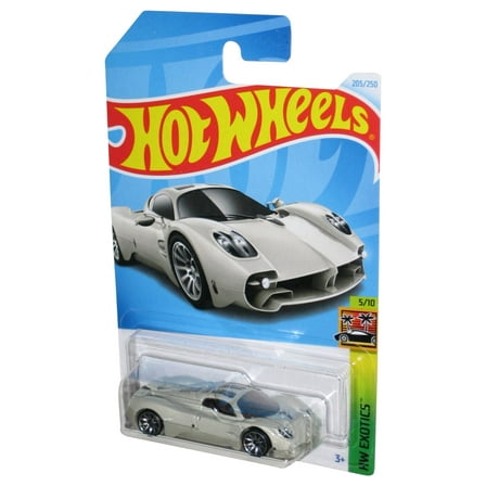 Hot Wheels HW Exotics 5/10 (2021) Silver Pagani Utopia Toy Car 205/250