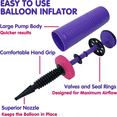 thumbnail image 2 of Balloon Pump Hand Held, Inflator Air Pump for Balloons - 2Way Dual Action, 2Pack: Friends can Help - Easy to Use, 100% Lifetime Satisfaction Guarantee - Sturdy Ballon Inflator Pump, 2 of 6
