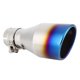 thumbnail image 1 of Universal de Acero Inoxidable tubo de Escape Del Coche Garganta Cola Silenciador Consejos con Abrazadera 54-89-200mm, 1 of 8